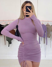 Load image into Gallery viewer, Bodycon Scrunch Dress Large