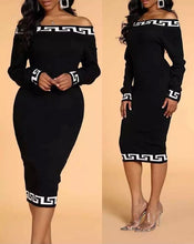 Load image into Gallery viewer, Black and White Dress